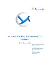 ACRONIS Backup & Recovery Advanced Server SBS Edition 11.0 Manual de usuario