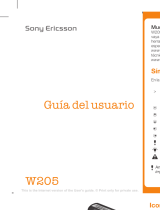 Sony W205 Manual de usuario