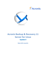 ACRONIS Backup & Recovery Server para Linux 11.0 Manual de usuario