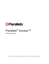 Parallels Access Instrucciones de operación