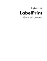 CyberLink LabelPrint 1.0 El manual del propietario