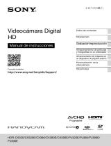 Sony HDR-CX320 Manual de usuario
