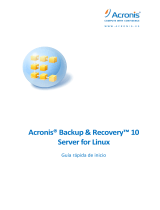 ACRONIS Backup & Recovery Server para Linux 10.0 Guía del usuario