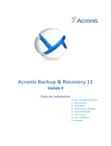 ACRONIS Backup & Recovery Advanced Server SBS Edition 11.0 Guía del usuario