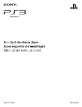 Sony PS3 Unidad de Disco Duro CECH-ZHD1 Manual de usuario
