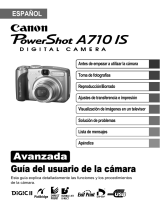 Canon Powershot A710 IS Guía del usuario