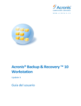 ACRONIS Backup & Recovery Workstation 10.0 Manual de usuario