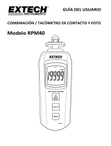 Extech Instruments RPM40 Manual de usuario