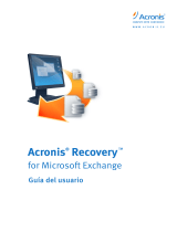 ACRONIS Recovery para Microsoft Exchange Guía del usuario