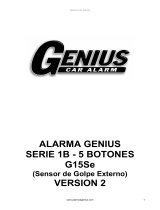 Genius Car Alarm Alarma Genius 1B 5 Bot SE El manual del propietario