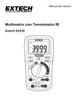 Extech Instruments EX230 Manual de usuario