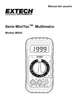 Extech Instruments MiniTec MN24 Manual de usuario