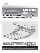 Maxon GPTLR Serie Instrucciones de operación