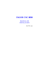 Fagor CNC 8050 OEM Manual de usuario