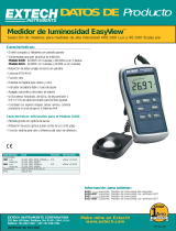 Extech Instruments EA31 Ficha de datos