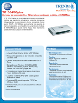 Trendnet TE100-PS3plus Ficha de datos