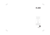 Sangean K-200 Manual de usuario