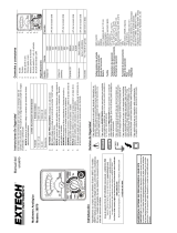 Extech Instruments 38070 Manual de usuario