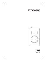 Sangean DT-500W Manual de usuario