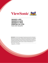 ViewSonic VA2451M-LED-S Guía del usuario