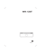 Sangean WR-12BT Manual de usuario