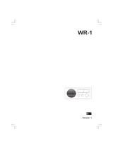 Sangean WR-1CL Manual de usuario