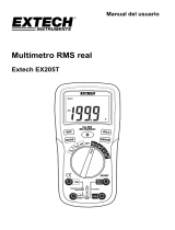 Extech Instruments EX205T Manual de usuario