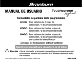 Robertshaw Braeburn 6100 6300 6400 Thermostat Manual de usuario