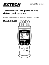Extech Instruments SDL200 Manual de usuario
