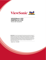 ViewSonic VG2228wm-LED-S Guía del usuario