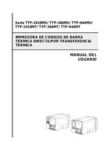 TSC TTP-2410MU Series Manual de usuario
