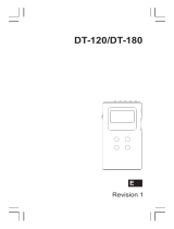 Sangean DT-120 Manual de usuario