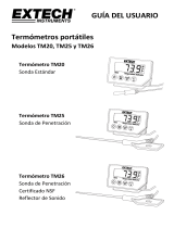 Extech Instruments TM25 Manual de usuario