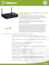 Trendnet TEW-634GRU Ficha de datos