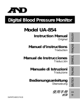 AND UA-854 Manual de usuario