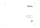Sangean DDR-63 Manual de usuario