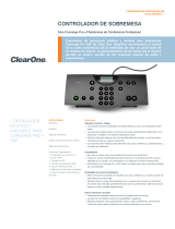 ClearOne Table Controller Ficha de datos