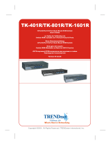 Trendnet TK-1601R Guía del usuario