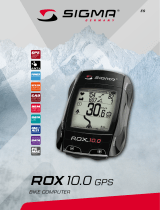 SIGMA SPORT ROX 10.0 GPS El manual del propietario