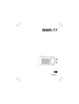 Sangean MMR-77 Manual de usuario