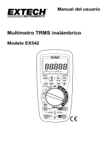 Extech Instruments EX542 Manual de usuario