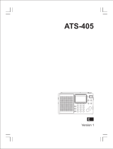 Sangean ATS-405 Manual de usuario