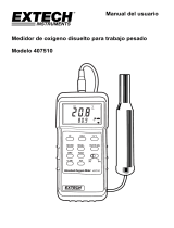 Extech Instruments 407510 Manual de usuario