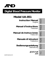 AND UA-851 Manual de usuario