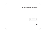 Sangean RCR-8WF Manual de usuario
