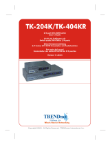 Trendnet TK-404KR Guía del usuario