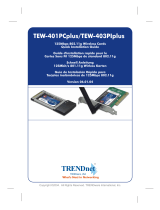 Trendnet TEW-401PCplus Quick Installation Guide