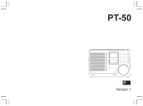 Sangean PT-50 Manual de usuario