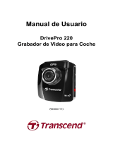 Transcend DrivePro 220 Manual de usuario