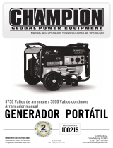 Champion Power Equipment 100215 Manual de usuario